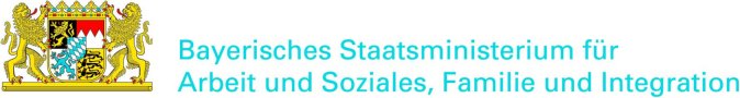 Logo Bayer. Staatsministerium für Arbeit und Soziales, Familie und Integration