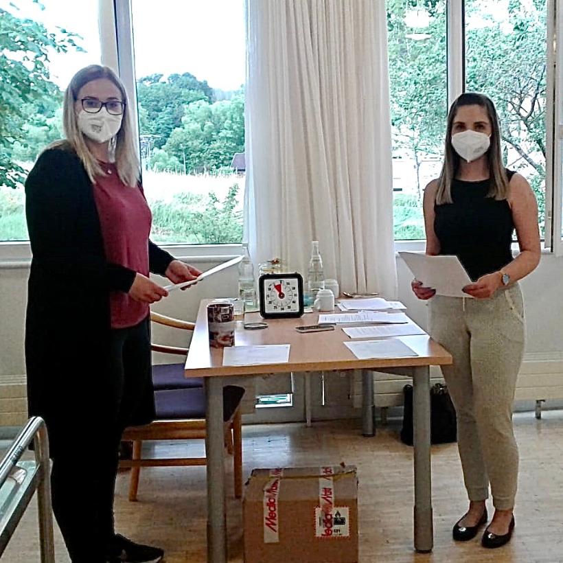 Patrizia und Jennifer in St. Marien Stadtsteinach