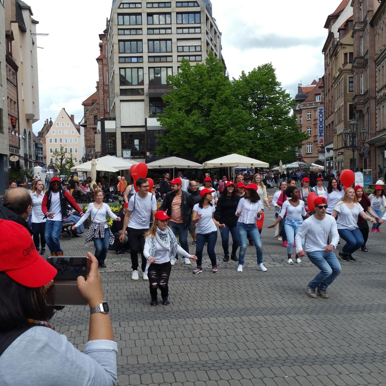 Tag der Pflege 2017 Flashmob