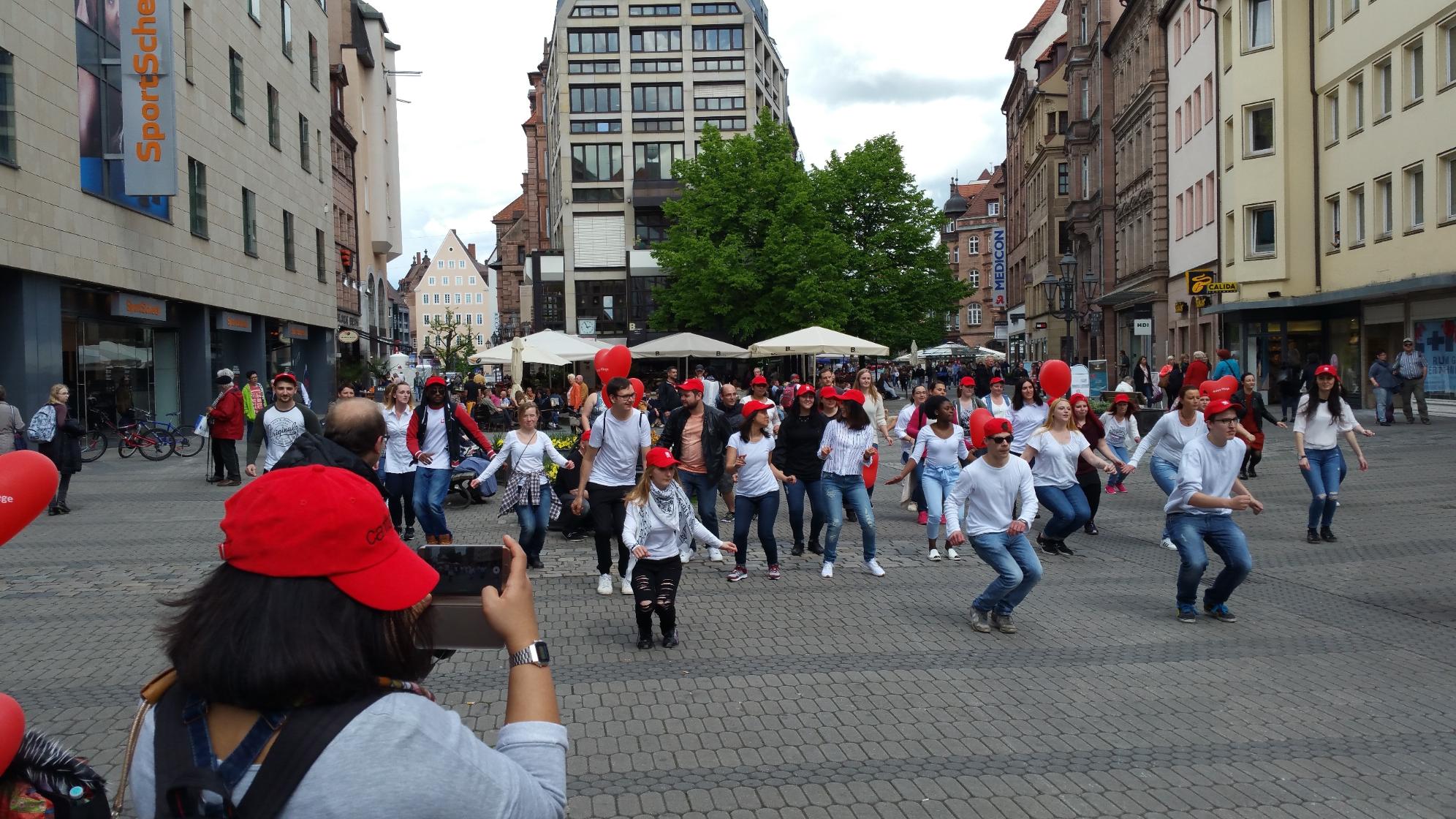 Tag der Pflege 2017 Flashmob